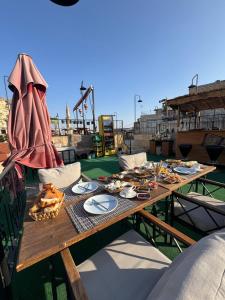 Mad på bed and breakfast-stedet eller i nærheden