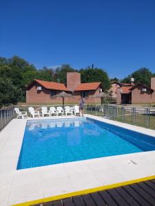 Πισίνα στο ή κοντά στο Cabañas Babin Kuk