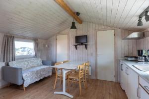 Køkken eller tekøkken på Rømø familiecamping