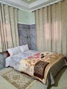 Кровать или кровати в номере Appartement