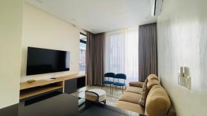 Et tv og/eller underholdning på AGASARO LUXE Apartment