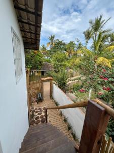 Κήπος έξω από το Pousada Tamuré