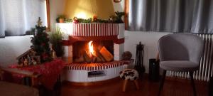 Posezení v ubytování Olympos House