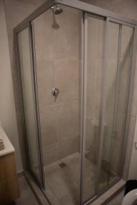 Serene Retreat في ميدراند: دش مع باب زجاجي في الحمام