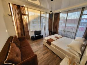 Postel nebo postele na pokoji v ubytování Hotel saba