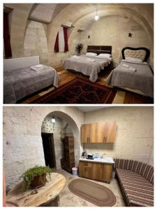 En eller flere senge i et værelse på Bella Vista Stone House