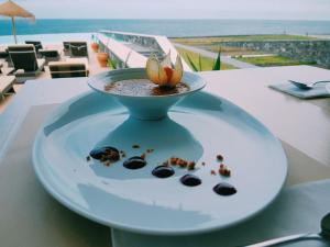 Comida no resort ou em algum lugar perto