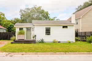 Bygningen som feriehuset ligger i