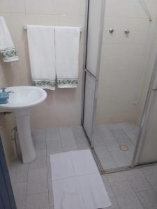 Koupelna v ubytování Pousada Terra do Ipê