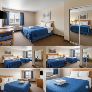 Giường trong phòng chung tại Hotel Rivlet Cyberhub Near Ambience Mall