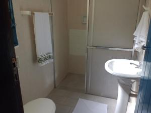 Koupelna v ubytování Pousada Terra do Ipê + 16 fotografií