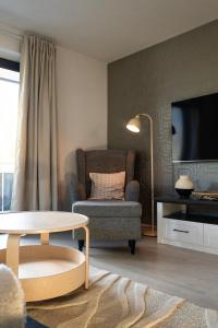 Posezení v ubytování Alpine Lodge mit zwei Einheiten am Alpsee - Ski-Nähe & Bergblick