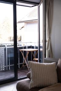 Χώρος καθιστικού στο L&L BnB - 2 Apartments in Immenstadt am Alpsee