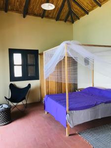 Кровать или кровати в номере villa Atlantique