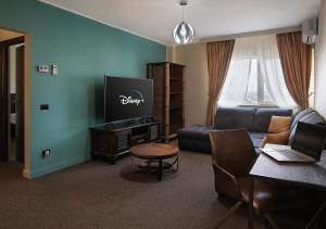 Et tv og/eller underholdning på Independentei-Spiridon Central Apartaments