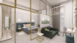 Et opholdsområde på SOPHIA PALACE Hotel Budapest