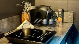 Nhà bếp/bếp nhỏ tại 1001 shades of love - Jacuzzi Balneário Camboriú