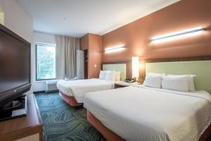 Ένα ή περισσότερα κρεβάτια σε δωμάτιο στο SpringHill Suites Statesboro University Area +16 φωτογραφίες
