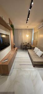 En eller flere senge i et værelse på Luxurious studio next to Confeitaria Colombo