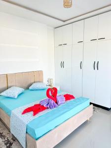 Postel nebo postele na pokoji v ubytování Villa Saba