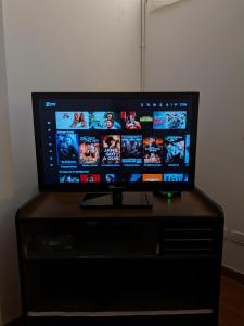 TV a/nebo společenská místnost v ubytování Departamento Las Lavandas