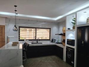 Nhà bếp/bếp nhỏ tại Marietou