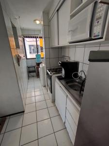 Kuchyň nebo kuchyňský kout v ubytování Geek House Cumbuco