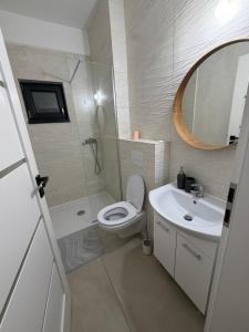 Koupelna v ubytování The Home