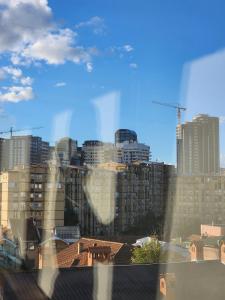 Udsigt til Pristina eller udsigt til byen taget fra lejligheden