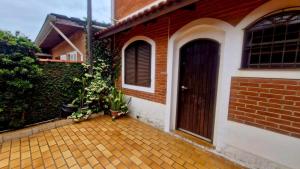 Bygningen som feriehuset ligger i