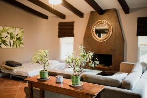 Χώρος καθιστικού στο Tierra Mia Hacienda Ruta del Vino