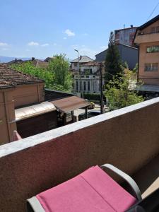 Balkón nebo terasa v ubytování AS Apartment Tetovo