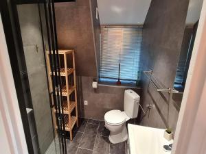 Ένα μπάνιο στο Cozy Ardennes Chalet near Durbuy