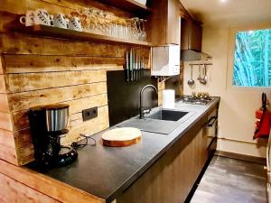 Η κουζίνα ή μικρή κουζίνα στο Elegant Chalet Getaway in Ardennes