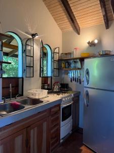 Η κουζίνα ή μικρή κουζίνα στο Stunnig Ocean View