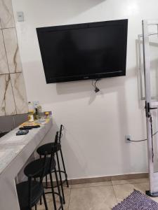 TV/trung tâm giải trí tại Casa dos pássaros