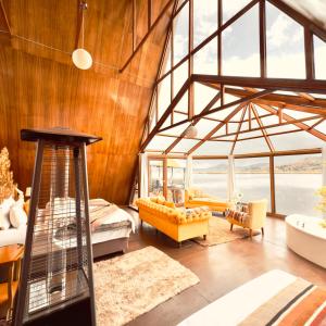 Posezení v ubytování Hotel - Titicaca Dora