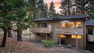 Bygningen som feriehuset ligger i