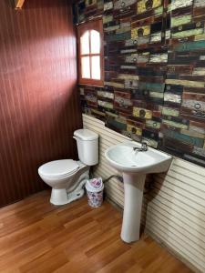 Un baño de Casa Azul