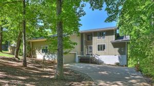 Bygningen som feriehuset ligger i