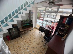 TV a/nebo společenská místnost v ubytování C2 La Casona Xalapa