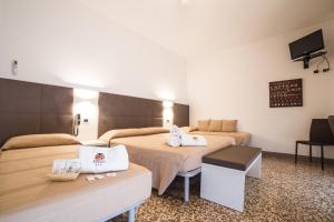 TV a/nebo společenská místnost v ubytování B&B Moresco