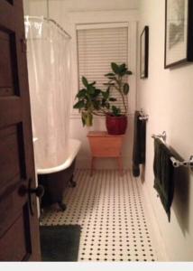 Koupelna v ubytování Private room MUST LOVE DOGS