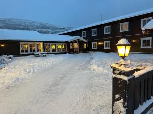 Bjorliheimen Fjellhotell-Hotellrom v zimě