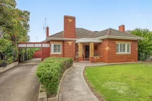 Bygningen som feriehuset ligger i