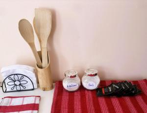 Ένα ή περισσότερα κρεβάτια σε δωμάτιο στο Cabaña La Serena con Estacionamiento privado