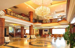 Ο χώρος του λόμπι ή της ρεσεψιόν στο Camela Hotel & Resort