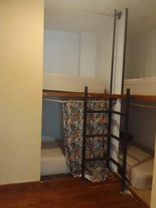 Postel nebo postele na pokoji v ubytování Las cabañas capsulas