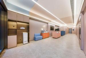 Et opholdsområde på Hanting Hotel Shanghai Gongkang Road Subway Station