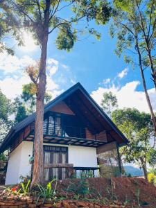 a house with a tree in front of it at Sunset Cottage Ella in Ella